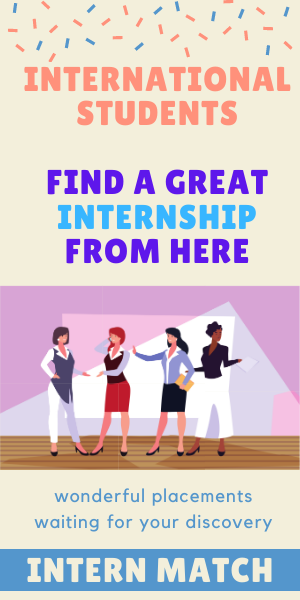 international student looking for internships
